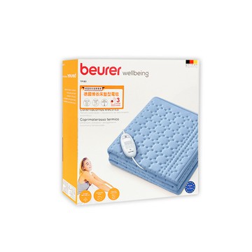 【原廠正貨】博依 beurer 電熱毯 床墊型電毯TP80 (單人單控定時型)  電毯 單人 單人電熱毯