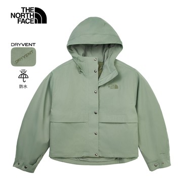 The North Face北面女款綠色M66DRYVENT防水鋪棉內裡三合一外套｜8DX9D5M
