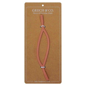 Grech&Co 矽膠 嬰兒安全防掉落眼鏡帶  珊瑚粉  1個