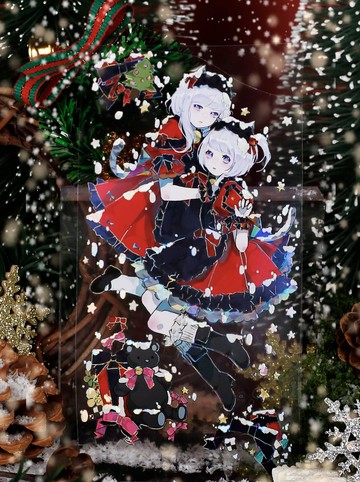 【聖誕限定】雪璃 PET 紙膠帶 貝殼光 10米卷