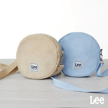 Lee 燈心絨 拉鍊小圓包 斜背包 LB424006