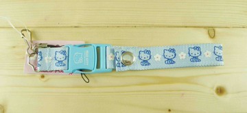 【震撼精品百貨】Hello Kitty 凱蒂貓 手機提繩-藍側坐 震撼日式精品百貨