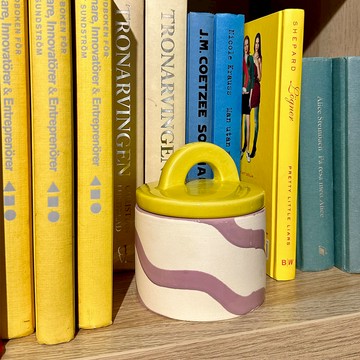 英國 MÆGEN Pablo 附蓋陶瓷蠟燭-水蓮花 & 玫瑰 200g