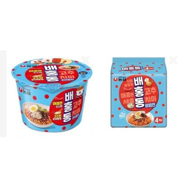【韓國🇰🇷農心】辣椒梨拌冷麵 | 酸甜清爽系 | 韓星劉在錫代言推薦 | 單碗裝/4入袋裝 | 韓國道地冷麵 乾拌麵