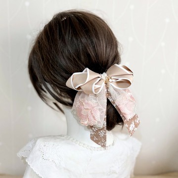 法式蕾絲仙女夾鯊魚夾香蕉夾 彈簧夾 髮叉 髮圈 馬尾夾髮夾抓夾