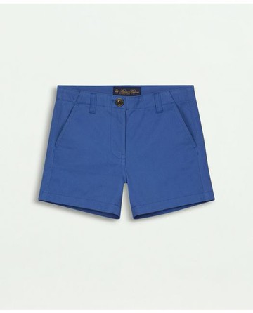 Brooks Brothers Girls Cotton Shorts | Blue | Size 4