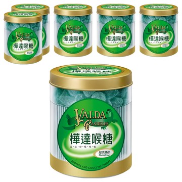 VALDA 樺達 軟喉糖 超涼薄荷口味  160g  6罐