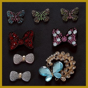 diy手機殻飾品配件 創意蝴蝶滿鑽領結 蝴蝶結配飾 手工鑲鑽材料 手作材料 奶油膠配件 飾品材料 飾品配件 diy手機殼