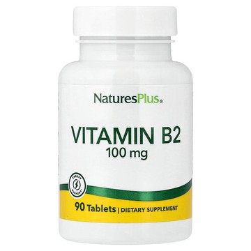 NaturesPlus, 維生素 B2，100 毫克，90 片