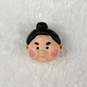 相撲頭 - 安全別針/磁鐵/髮圈/吊飾/識別證夾/項鍊