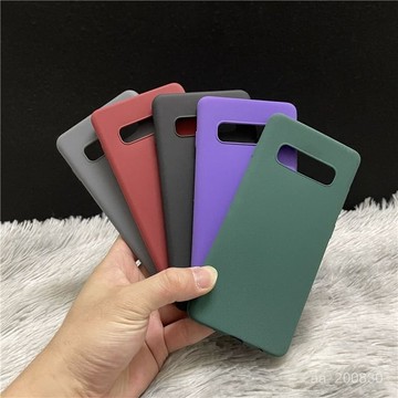 💖限時特價💖三星s10手機殻5G韓版全包磨砂硅膠軟殻超薄防摔S10+防滑保護套男E