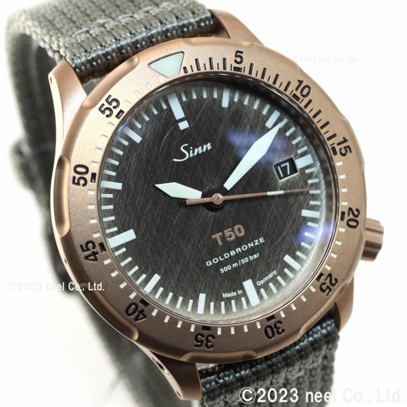 ノベルティー付き！Sinn ジン T50.GOLDBRONZE 自動巻 腕時計