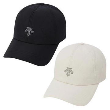 Descente 迪桑特 帽子 老帽 棒球帽 菱格紋 黑/米【運動世界】SQ323UCP92-BLK0/SQ323UCP92-IVY0