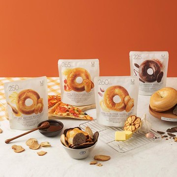 【現貨】韓國 Olive young 貝果切片餅乾 低卡零食 DELIGHT PROJECT Bagel 貝果乾