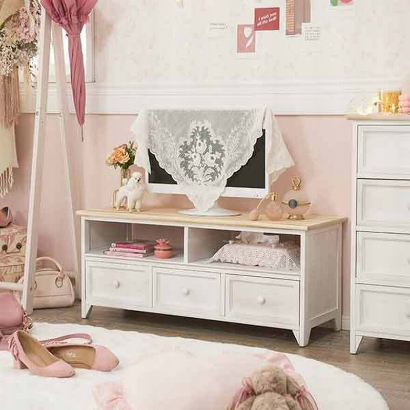 テレビ台 ローボード フレンチカントリー風テレビ台ｅ ｂ 大 ホワイト 白 ナチュラル アンティーク 可愛い かわいい 送料無料 直送 通販 Lineポイント最大0 5 Get Lineショッピング