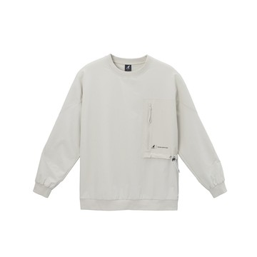 KANGOL 男女 工裝口袋上衣 淺卡其 6455100631