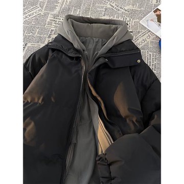 美式棉服男冬季2025新款潮牌棉襖工裝晉江棉衣羽絨情侶假兩件外套