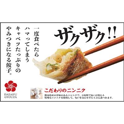 ふるさと納税 筑紫野市 太宰府ぎょうざ《うま塩味》80個(16個×5袋)全6回