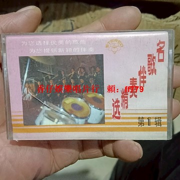 中國唱片1984經典伴奏磁帶 SL-96 大海啊故鄉 少林牧羊曲 霍元甲主題歌 龍的傳人 懷舊老歌音樂帶 復古收藏