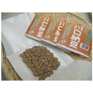 宮城県産大粒大豆　三折り納豆50g×4パック