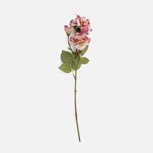 查莉擬真花插花園玫瑰 52cm 粉紫