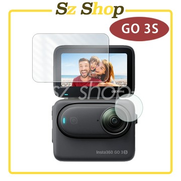 Insta360 GO 3S 螢幕鋼化膜+鏡頭保護膜 /GO 3S鋼化膜 / GO 3S保護貼 / GO 3S螢幕鋼化膜