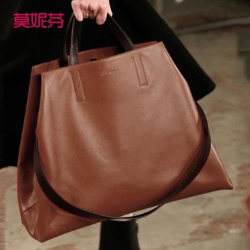 2025包包女高級感真皮女包新款大容量手提包女士托特大包軟皮桶包