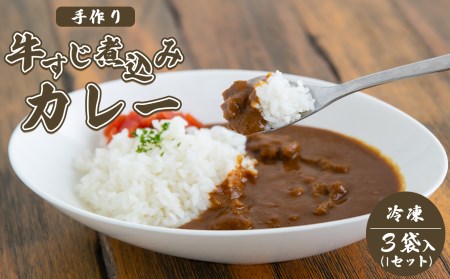 手作り 牛すじ煮込みカレー (冷凍)