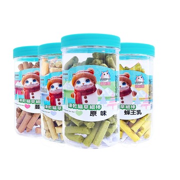 【蝦皮直營】歐姆貓OＭO 凍乾貓草細棒 80g/罐 口味任選 貓 貓咪 寵物 零食 貓食 貓草 肉乾 點心 貓排毛