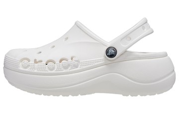 WMNS CROCS CLASSIC BAYA PLATFORM SLIDE WHITE