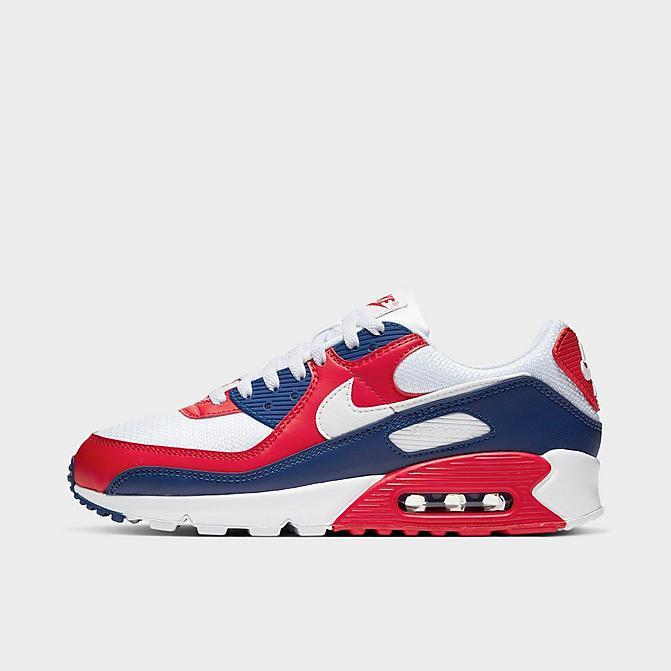 Air max 90 white red blue sale