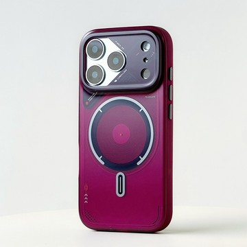 機械風 啞光磨砂 強磁吸 防摔殼 適用於 蘋果iPhone 18 17 16 15 14 Pro max 手機殼 保護殼