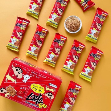 韓國 Spix 小新限定版搖搖香脆辣味點心麵20包入