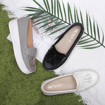 流蘇厚底莫卡辛懶人鞋 1DR75