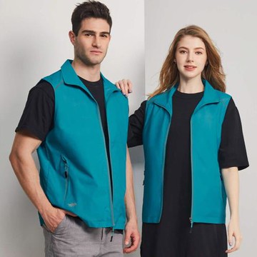 【Londa POLO】單面網裡背心(P238405)翠綠色(後背附可收納式活動片)