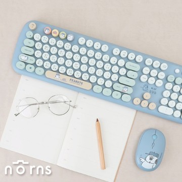 【Norns】Peanuts史努比OLAF無線鍵盤滑鼠組