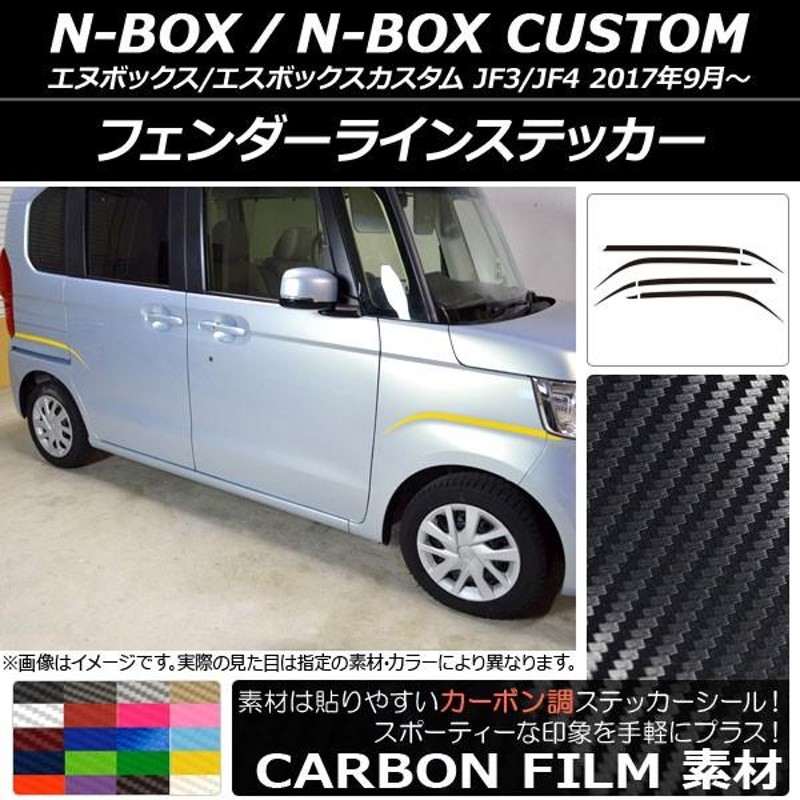 フェンダーラインステッカー ホンダ N-BOX/N-BOXカスタム JF3/JF4 2017