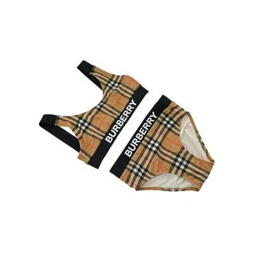 BURBERRY 經典條紋泳裝 (兒童10Y 140cm)