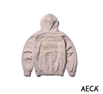 AECA White Mountain Hoodie Sweat 顏料染色山系連帽上衣