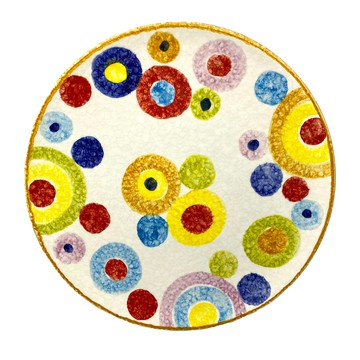 Modigliani 義大利陶 普普藝術系列 圓盤  27 x 27 x 3cm  1個