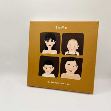 嶼倪YUNIE 【 Family Series 】 客製插畫