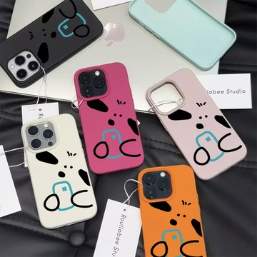 適用iPhone16PM 15Pro 14 13 12皮革紋防摔殼甜美個性風11 XR 8P 7P保護套現貨