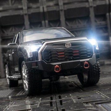 金車將JCJ-32112仿真皮卡越野車模型聲光回力男孩玩具車汽車擺件