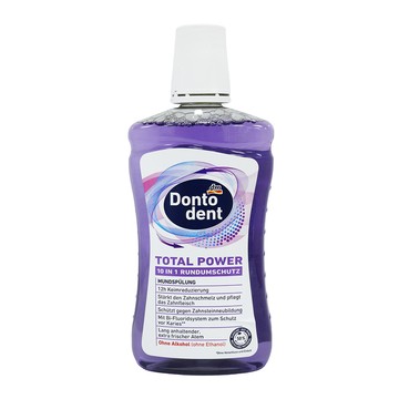 成人漱口水 德國DM Dontodent 全方位10和1含氟漱口水500ml