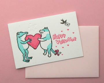 凸版印刷卡片 ．情人節