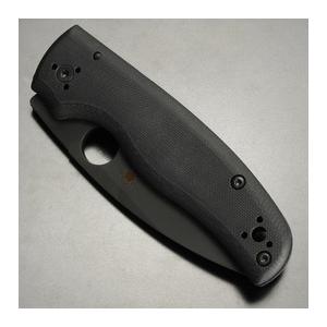 Spyderco 折りたたみナイフ Shaman コンプレッションロック 波刃 C229GSBK