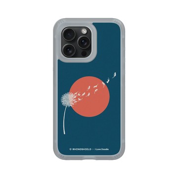 iPhone 15 Pro Max AirX 流變灰 - ilovedoodle (Lim Heng Swee) - Cat and Plant - 蒲公英