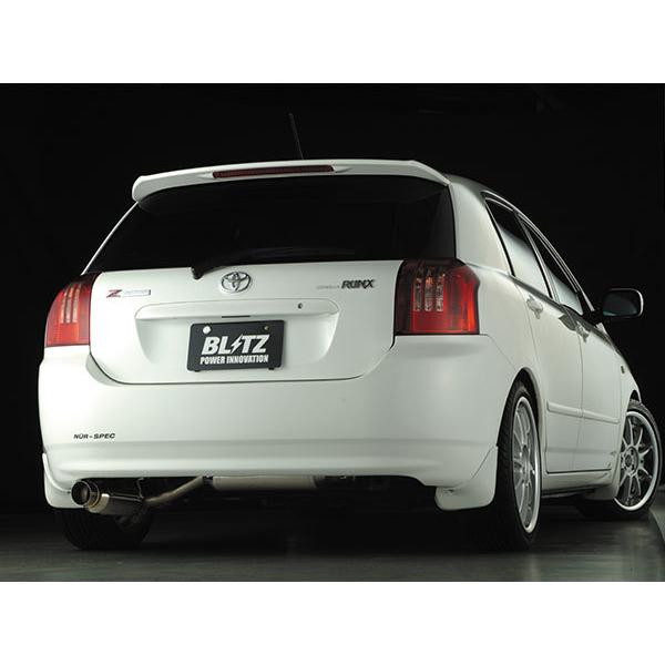 BLITZ ブリッツ マフラー ニュルスペック カローラランクス TA-ZZE123 H13.1〜H18.9 2ZZ-GE FF 純正バンパー装着車  MT2180 | LINEブランドカタログ