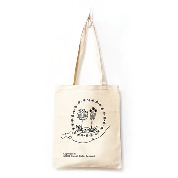 帆布袋 托特包 環保袋 小鳥語花 小花園 提袋 側背袋 八安