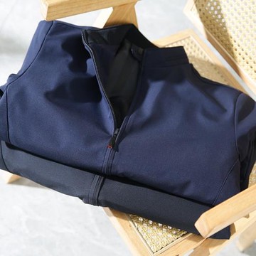 ODM公司單 挺括抗皺 外貿男裝春季新款商務休閑百搭立領夾克外套